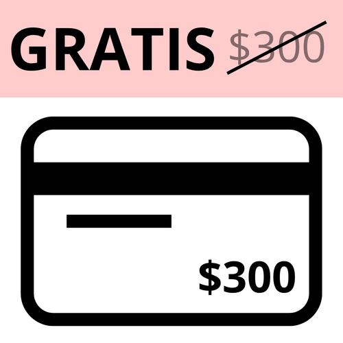 Tarjeta regalo $300